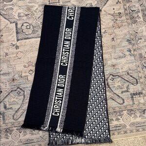 Dior Black and White Scarf